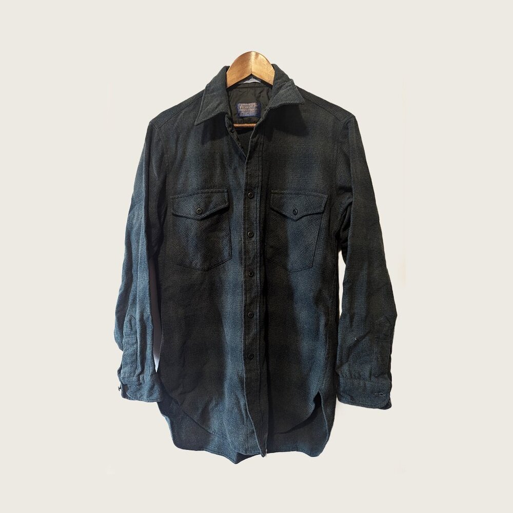 PENDLETON - Blue check wool shirt - Sz M